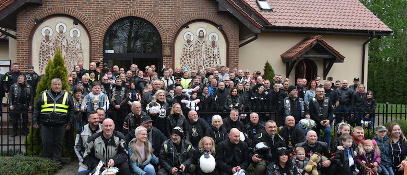 Motocykliści przed Wielkanocą zaczęli sezon. Święconka u Rusłana