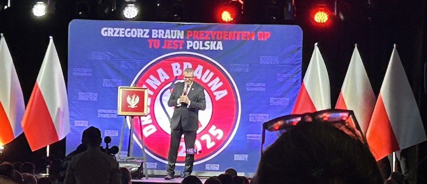 Grzegorz Braun w Szczecinie