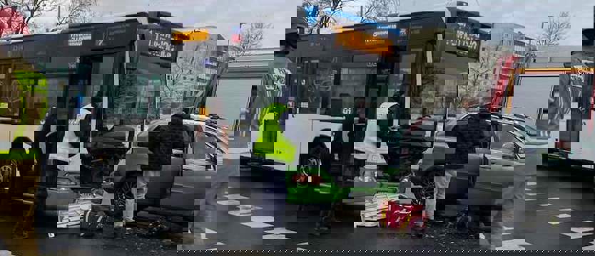 Wypadek autobusu w Szczecinie. Ranne dziecko