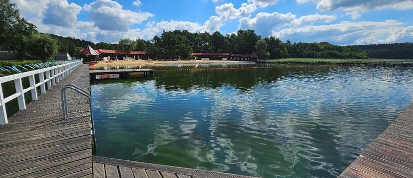 Zakaz kąpieli przy plaży miejskiej w Barlinku