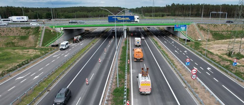 Od weekendu mniej utrudnień na A6 na węźle Szczecin Kijewo