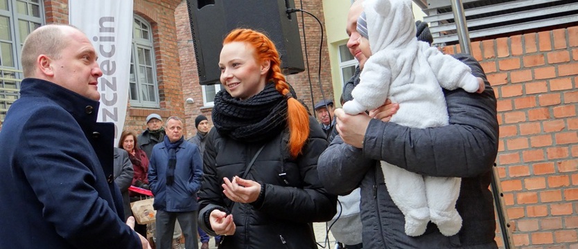 Zaułek kwartałów jak nowy - najemcy odbierają klucze