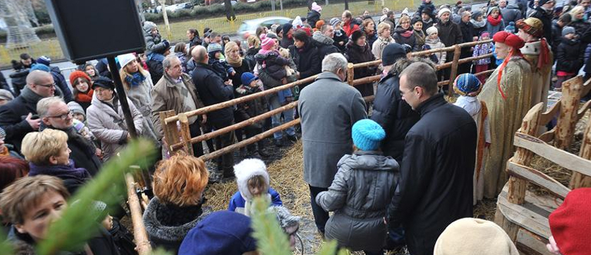 Żywa szopka w sanktuarium