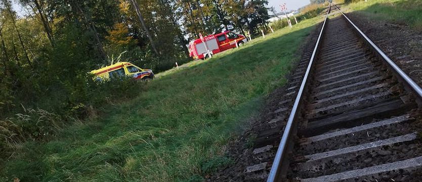 Tragedia za Pęzinem. Pociąg potrącił mężczyznę