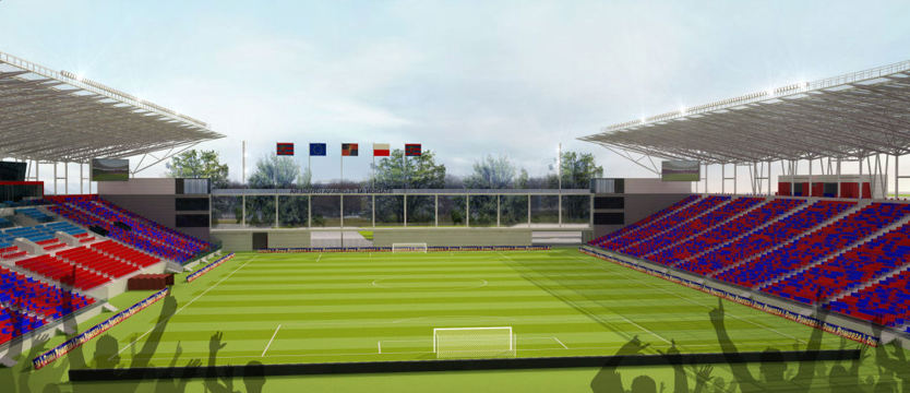 Piłka nożna. Stadiony w Łodzi i w Szczecinie