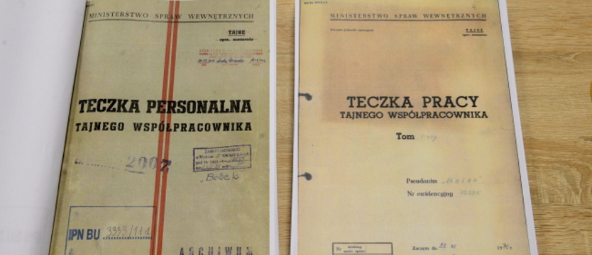 IPN udostępnił akta TW "Bolka"