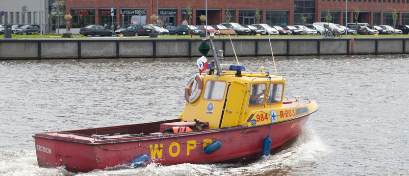 WOPR łowi na marinie