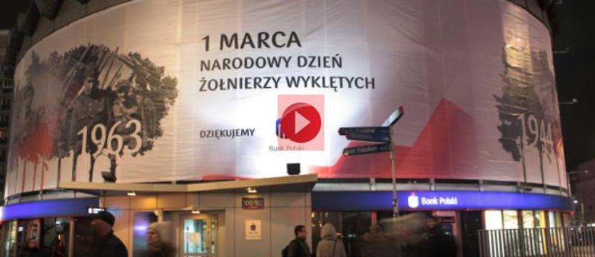 Wielki baner dla Żołnierzy Wyklętych