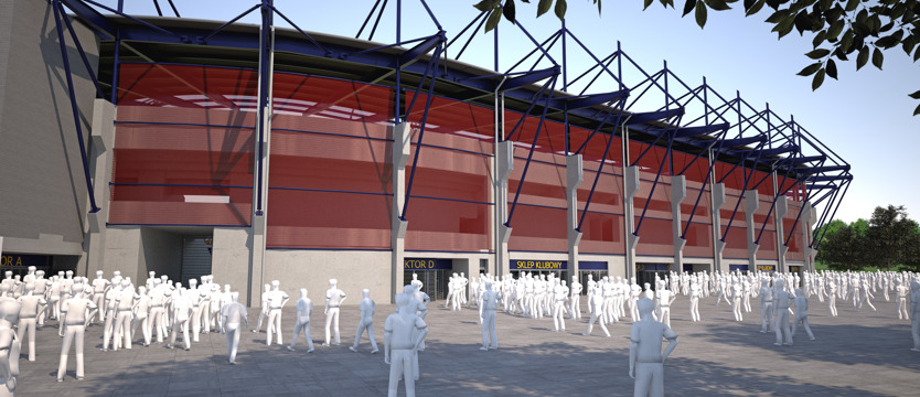 Piłka nożna. Nowe wizualizacje stadionu