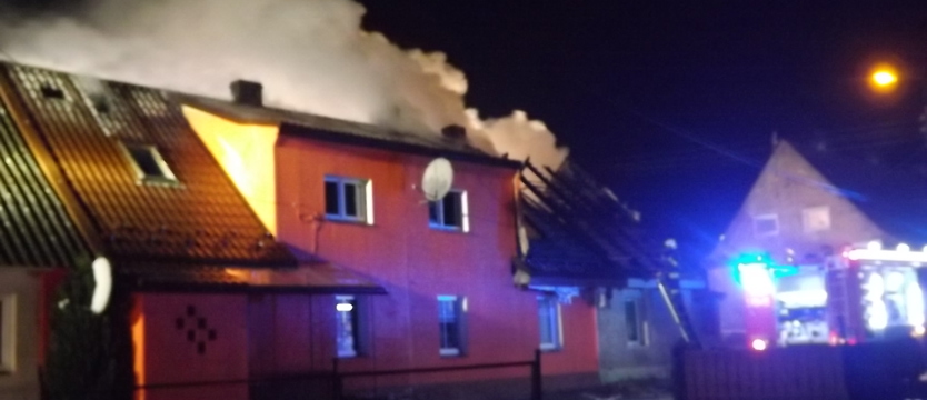 Spłonęły mieszkania