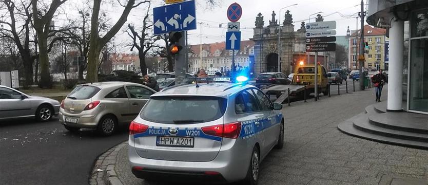 Dwie kolizje w centrum miasta