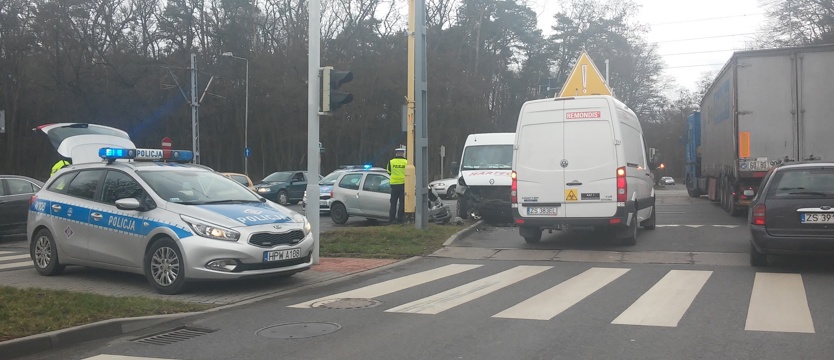 Zderzenie na skrzyżowaniu