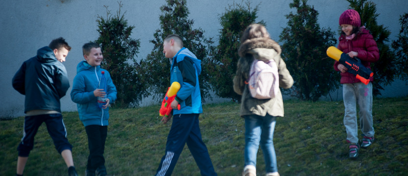 Plastikowe polewanie