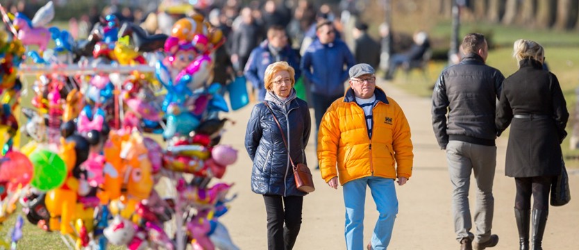 Sobotnie przedpołudnie spokojne i słoneczne
