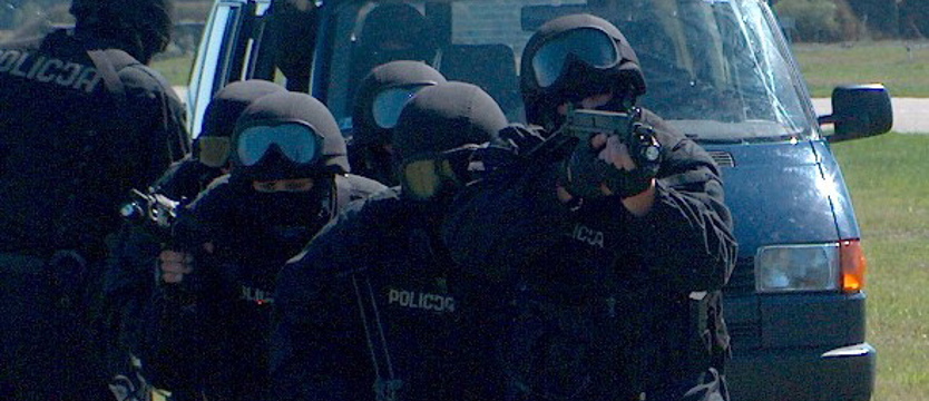 Akcja antyterrorystów w Mierzynie