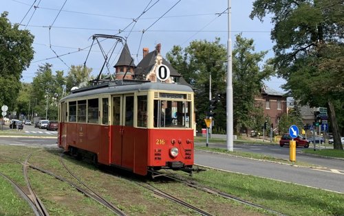 Historyczny tramwaj w Szczecinie