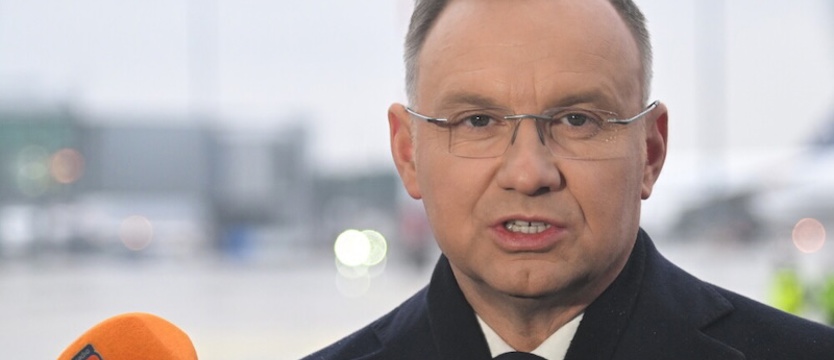 Prezydent Andrzej Duda: Wołodymyr Zełenski powinien wrócić do stołu negocjacyjnego