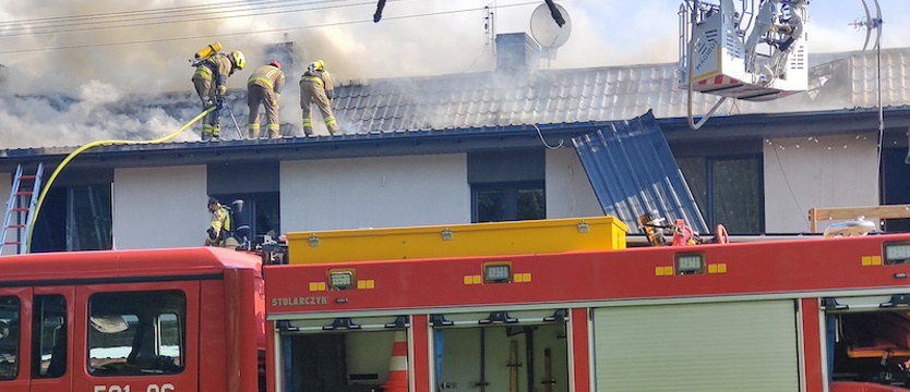 Pożar w Koszewku pod Stargardem. Pięć rodzin zostało bez dachu nad głową