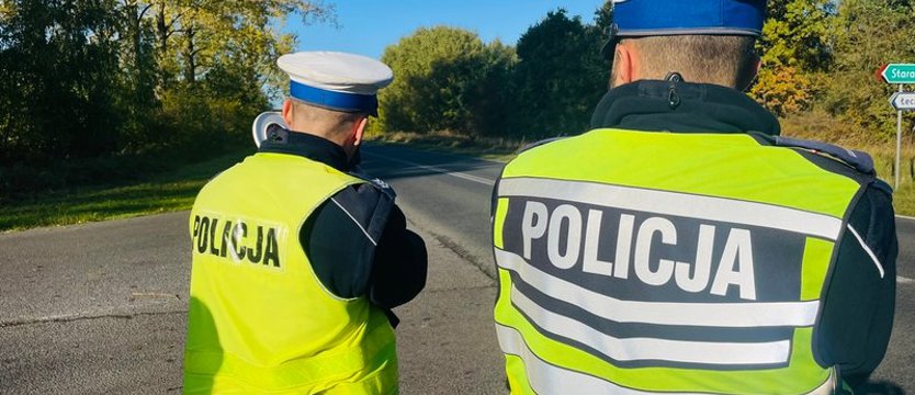 Zdradziło go niesprawne oświetlenie w samochodzie