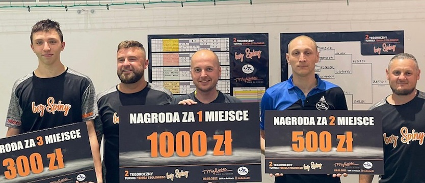 Tenis stołowy. Radosław Żabski najlepszy w Policach