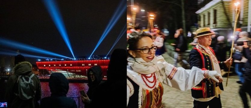 Światełko do nieba z iluminacjami i w rytm poloneza
