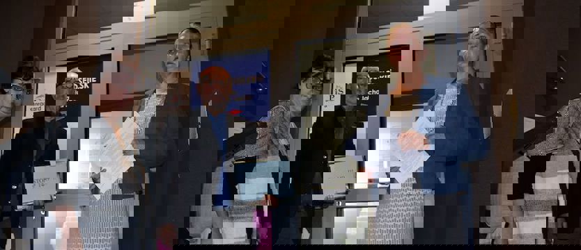 Konfederaci z wizytą w biurze posła PiS Michała Jacha. Zapowiadają protest w Stargardzie