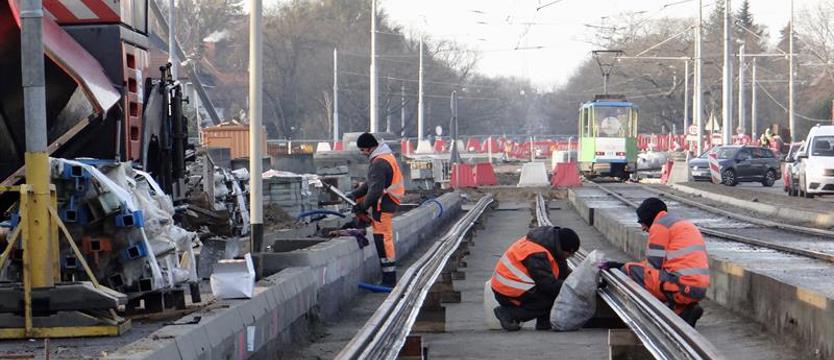 Przebudowa węzła Łękno. W poślizgu, ale do przodu