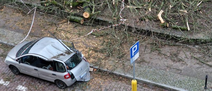 W całym regionie ponad 400 interwencji straży pożarnej w związku z silnym wiatrem