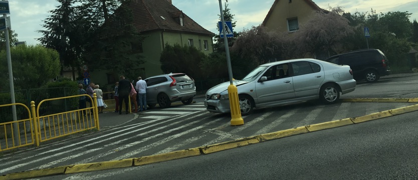 Zderzenie aut przy Reduty Ordona
