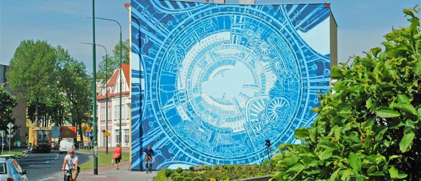 Kołobrzeski mural PŻB gotowy