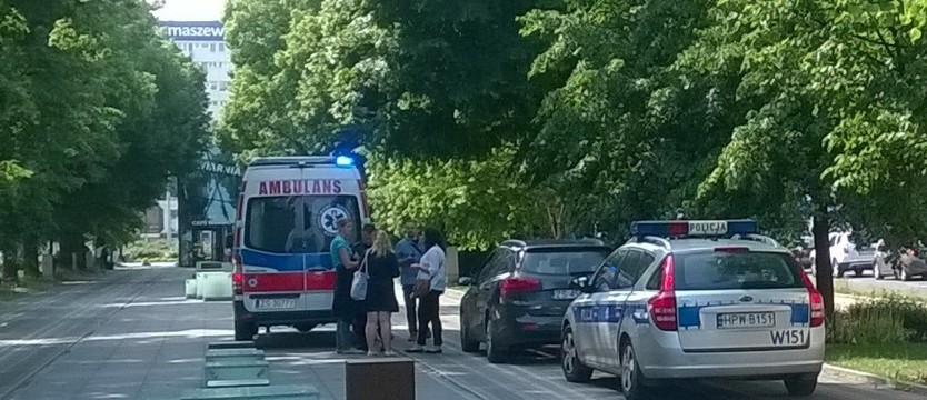 Raniony na deptaku