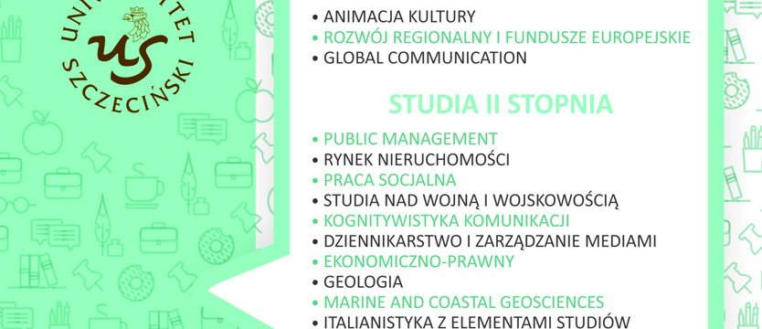 Nowości w ofercie studiów na US