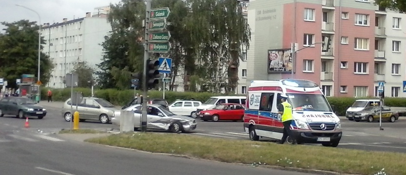 Korek w całym mieście  i kolizje