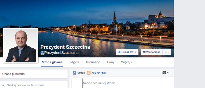 Krzystek na FB i Twitterze