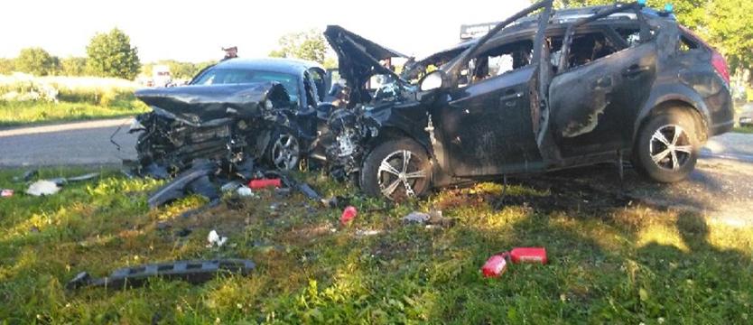 Wypadek koło Chomętowa i Rewala