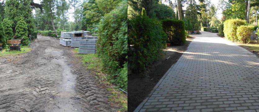 Stare i nowe alejki w Zdrojach