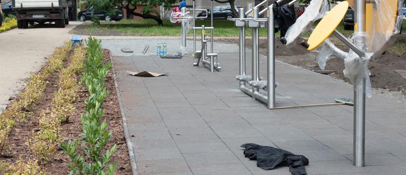Powstała siłownia pod chmurką