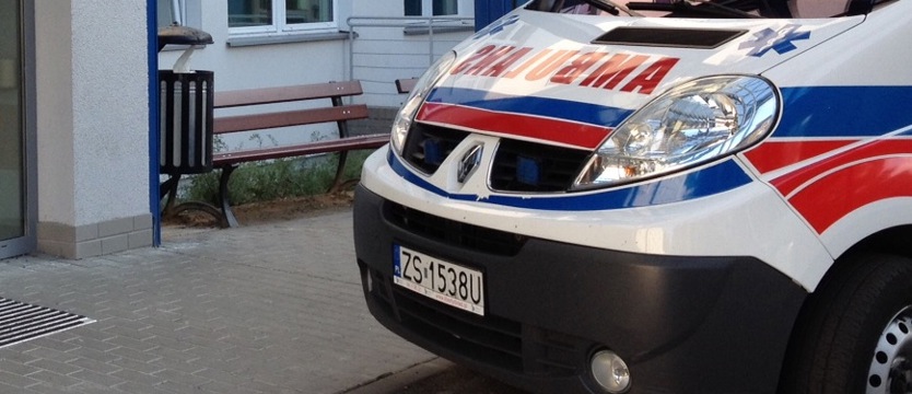 Pacjent z raną od noża