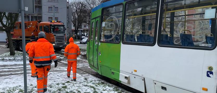 Wykoleił się tramwaj na ul. Parkowej
