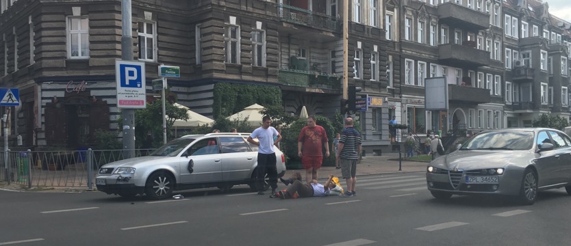 Potrącenia – pieszego i rowerzysty