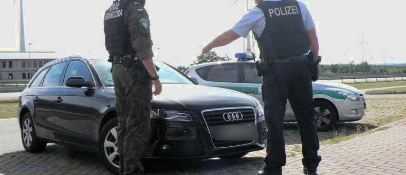Odzyskali skradzione audi