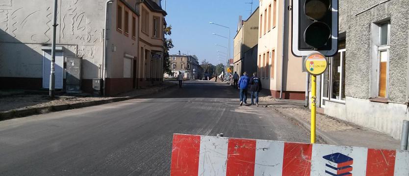 Zapadła się droga