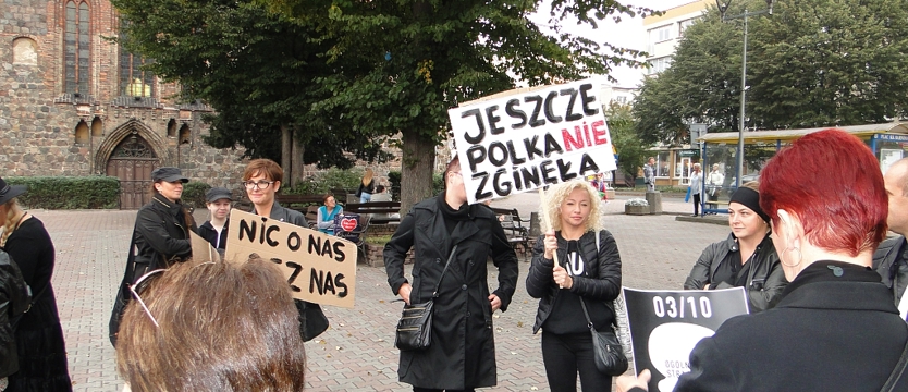 Gryfinianki w ogólnopolskim strajku