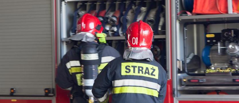 Pożar budynku wielorodzinnego w Wałczu Drugim
