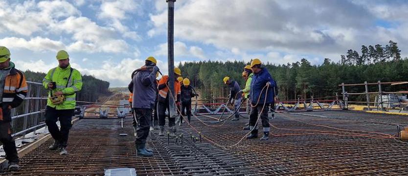 Powstaje estakada na drodze Kłanino – Bobolice