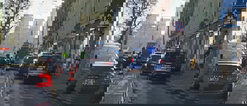 Potrącenie pieszej w al. Wyzwolenia w Szczecinie