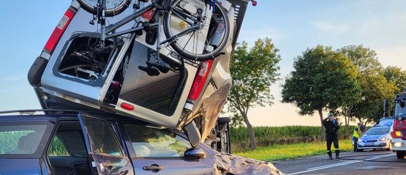 Wypadek pod Suchaniem. Są utrudnienia komunikacyjne