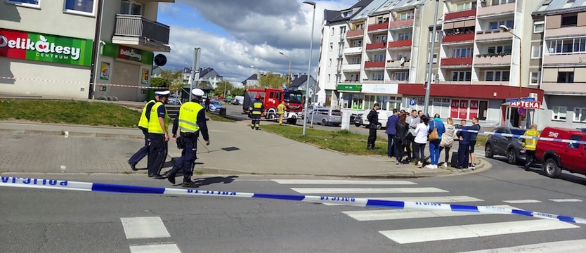 Popękał blok mieszkalny przy ul. Armii Krajowej w Stargardzie. Lokatorzy ewakuowani