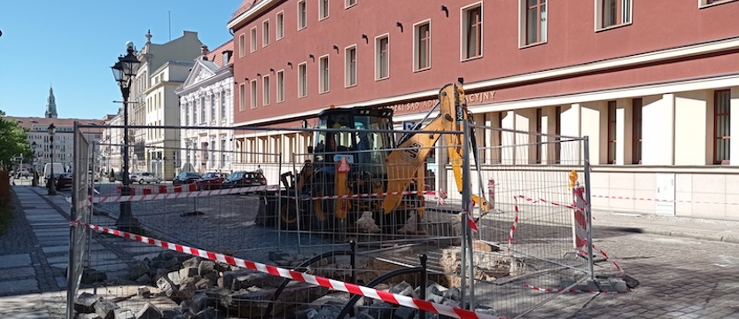 Noc bez (kropli) wody w rejonie Starego Miasta i al. Wyzwolenia w Szczecinie