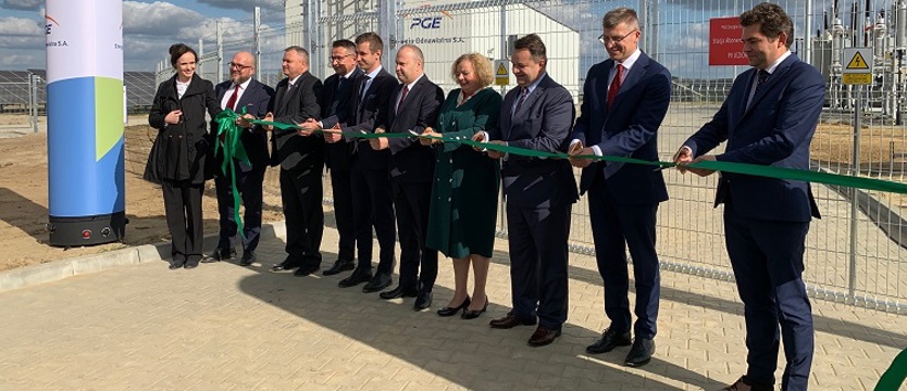 PGE zakończyła budowę I etapu jednej z największych farm fotowoltaicznych w Polsce